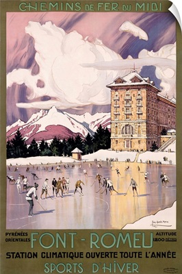 Chemin de Fer du Midi, Vintage Poster, by George Roux