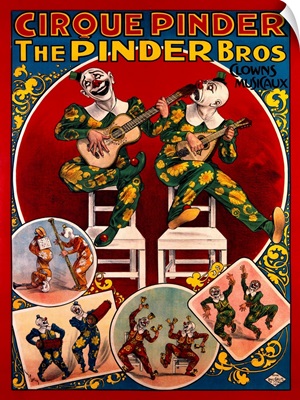 Cirque Pinder, Vintage Poster, by Lous Galice