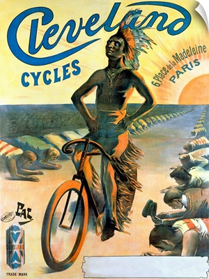 Cleveland Cycles, Vintage Poster, by Jean de Paleologue
