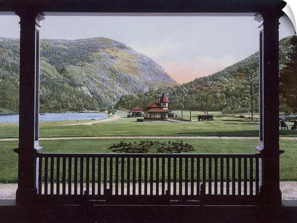 Crawford Notch from Window of the Crawford House White Mountains