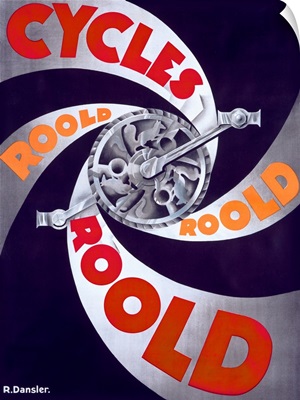 Cycles Roold, Vintage Poster, by R. Dansler