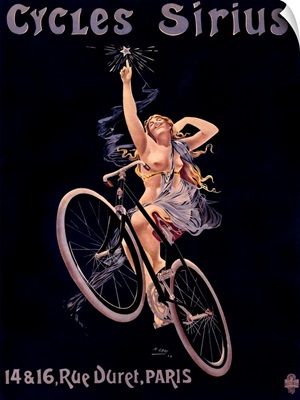 Cycles Sirius, Vintage Poster, by Henri Gray
