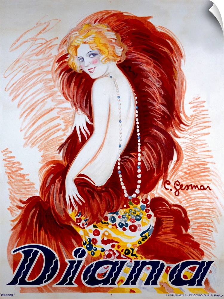 Diana, Vintage Poster, by Charles Gesmar
