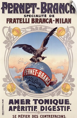 Fernet Branca, Amer Tonique, Vintage Poster