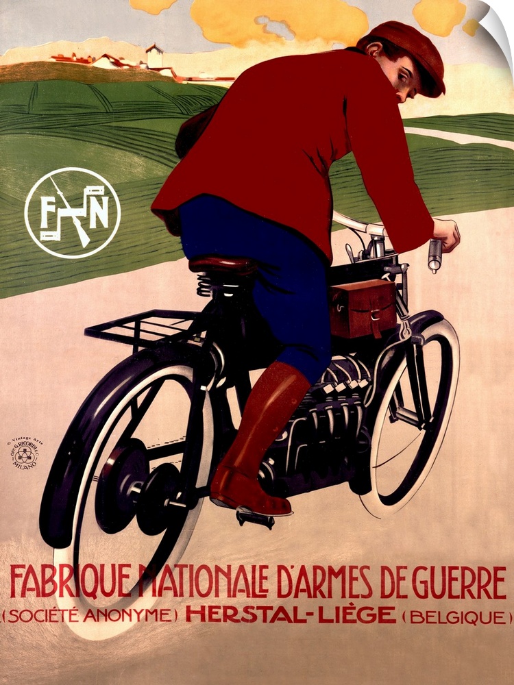 Vintage Moto Poster