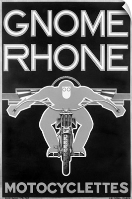 Gnome Rhone, Motocyclettes, Vintage Poster