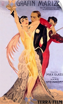 Grafin Mariza, Vintage Poster, by Josef Fenneker