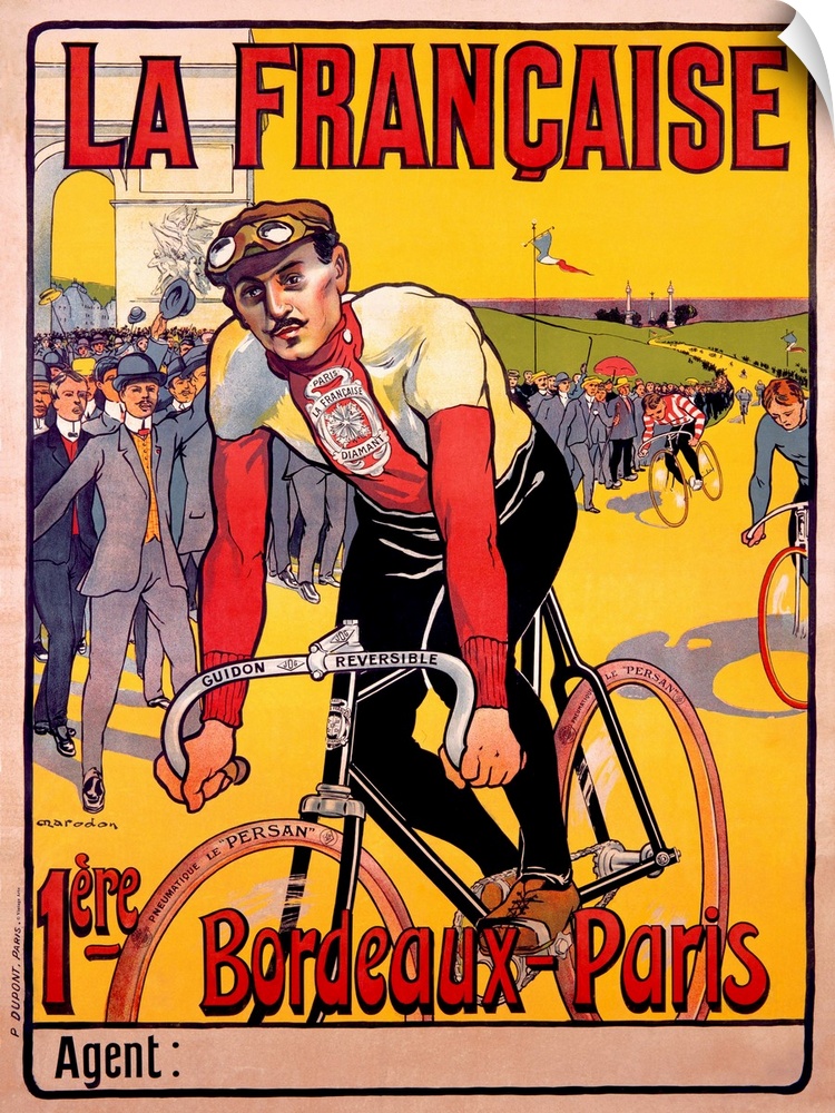 La Francaise, Vintage Poster, by Marodon