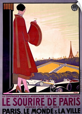 Le Sourire de Paris, Vintage Poster, by Bernard Becan