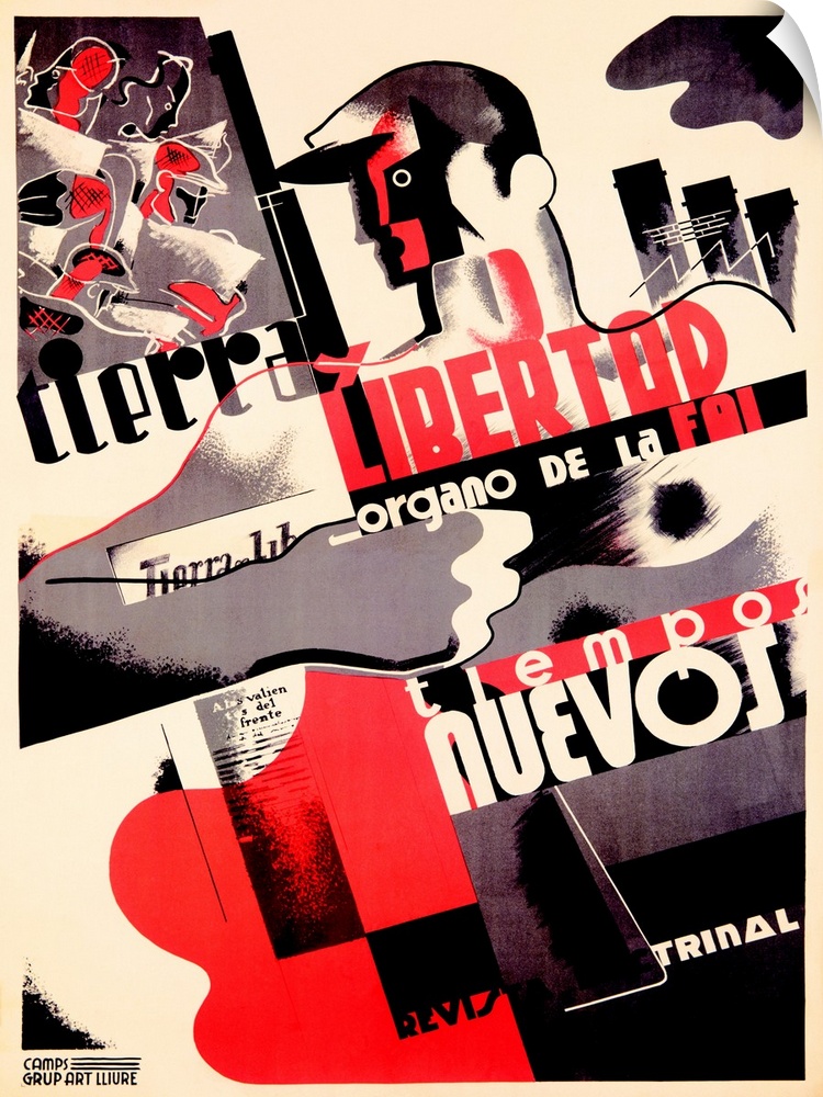 Libertad, Tiempos Nuevos, Vintage Poster