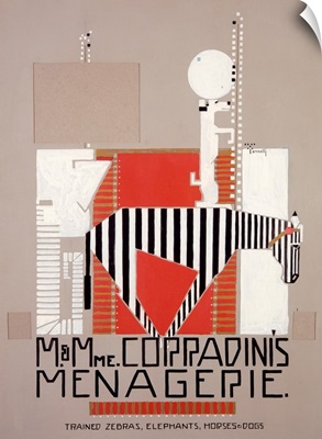 M & Mme Coradinis Menagerie,  Vintage Poster, by Alfonso Ianneli