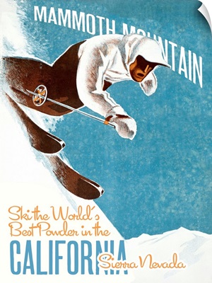 Mammoth Mountain Vintage Advertising Poster