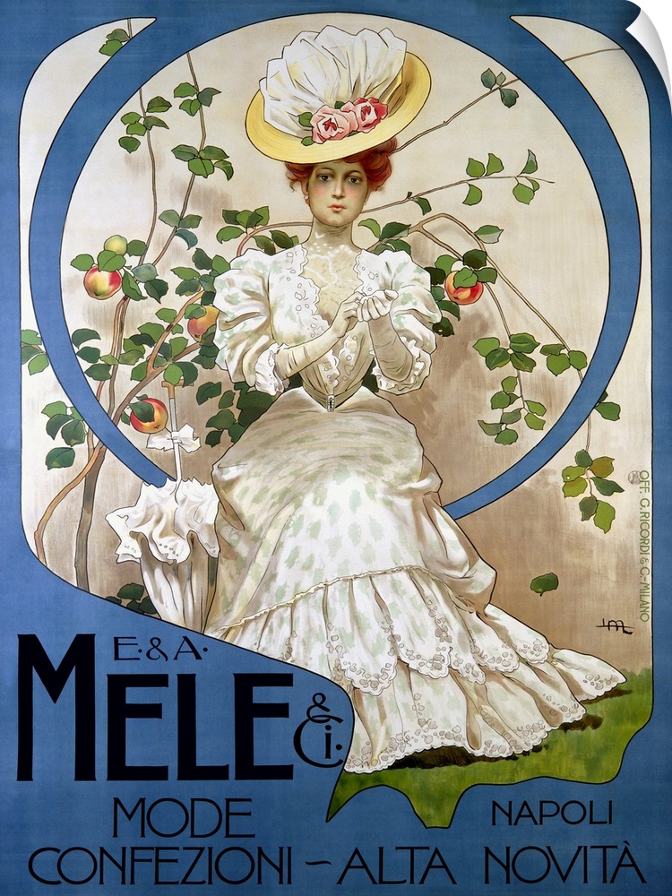 Italian Vintage Poster, Mele Cover