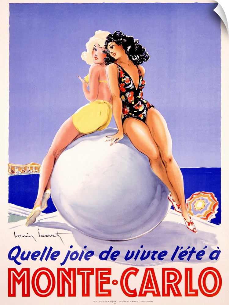 Vintage Poster, Monte-Carlo