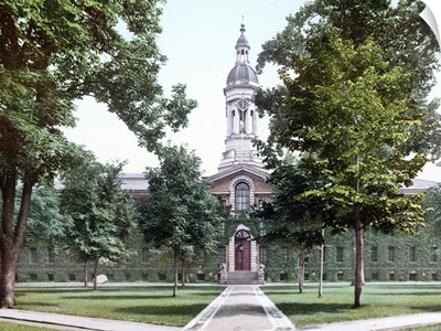 Nassau Hall Princeton University New Jersey Vintage Photograph