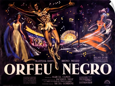 Orfeu Negro, Vintage Poster, by Georges Allard