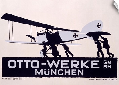 Otto Werke, Munchen, Vintage Poster, by Ludwig Hohlwein