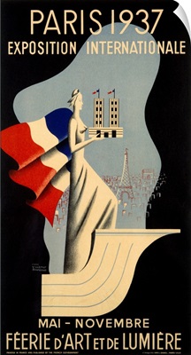 Paris International Exposition, 1937, Vintage Poster