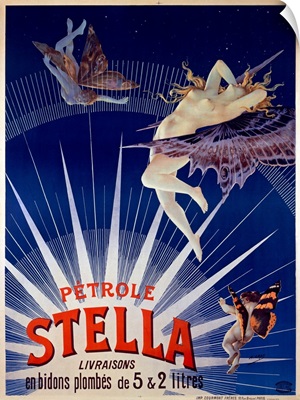 Petrole Stella, Vintage Poster, by Henri Gray