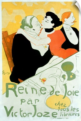Reine De Joie, Vintage Poster, by Henri de Toulouse Lautrec