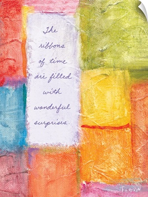 Ribbons of Time Inspirational Print
