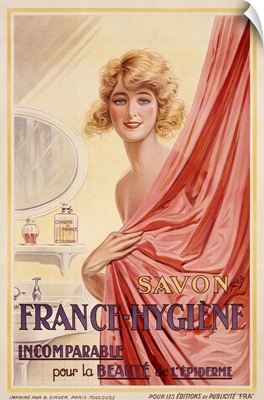 Savon France Hygiene, Vintage Poster