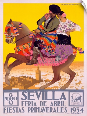 Sevilla, Vintage Poster, by Hohenleiter