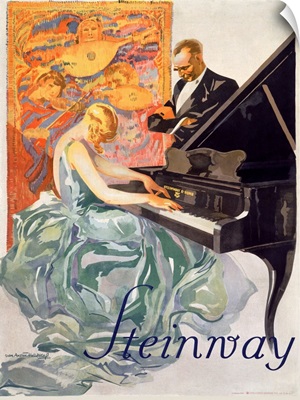 Steinway, Vintage Poster, by Werner Von Axster Heudtlass