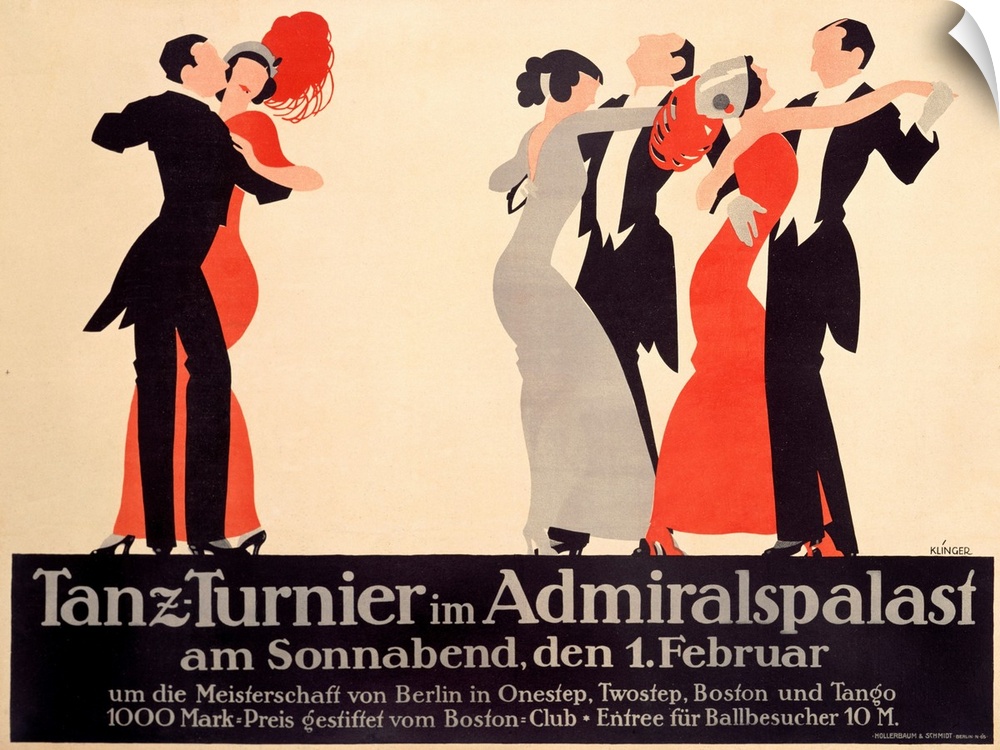 Vintage Dance Poster