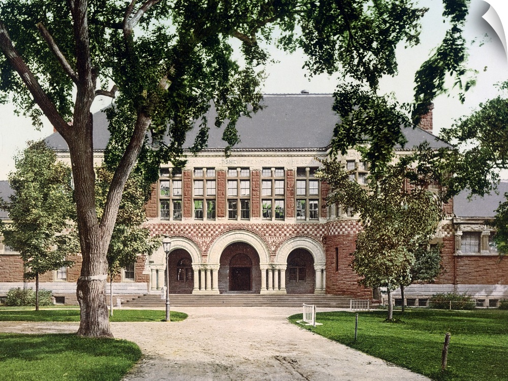The Law School Harvard University Massachusetts Vintage Photograph