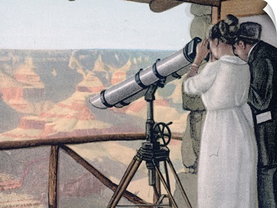 The Lookout Grand Canyon National Park Arizona Vintage Photograph