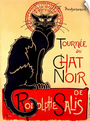 Tournee du Chat Noir, Vintage Poster, by Theophile Alexandre Steinlen