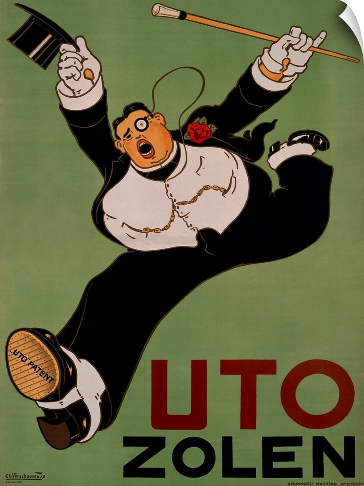 Vintage Poster, Uto Zolen Shoes
