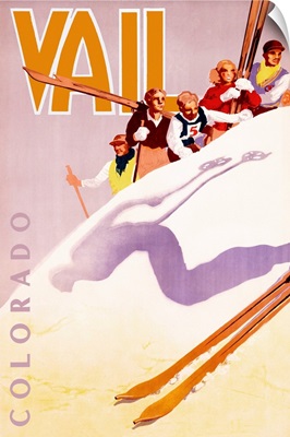 Vail Colorado Vintage Advertising Poster