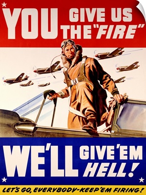 WWII US Air Corps 'Give Us The Fire'