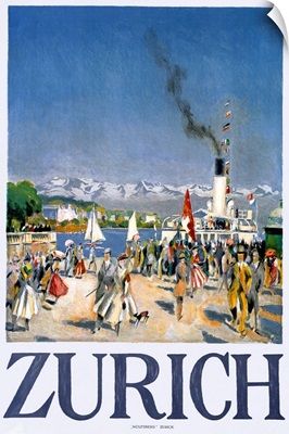 Zurich, Vintage Poster, by Otto Baumberger