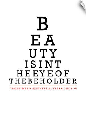 Beauty Eye Chart