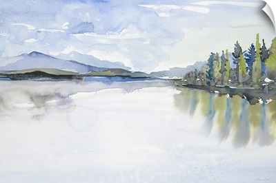 Lakefront Watercolor
