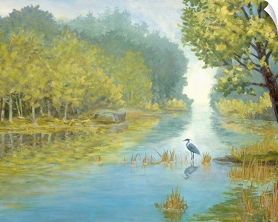 Still Heron Landscape