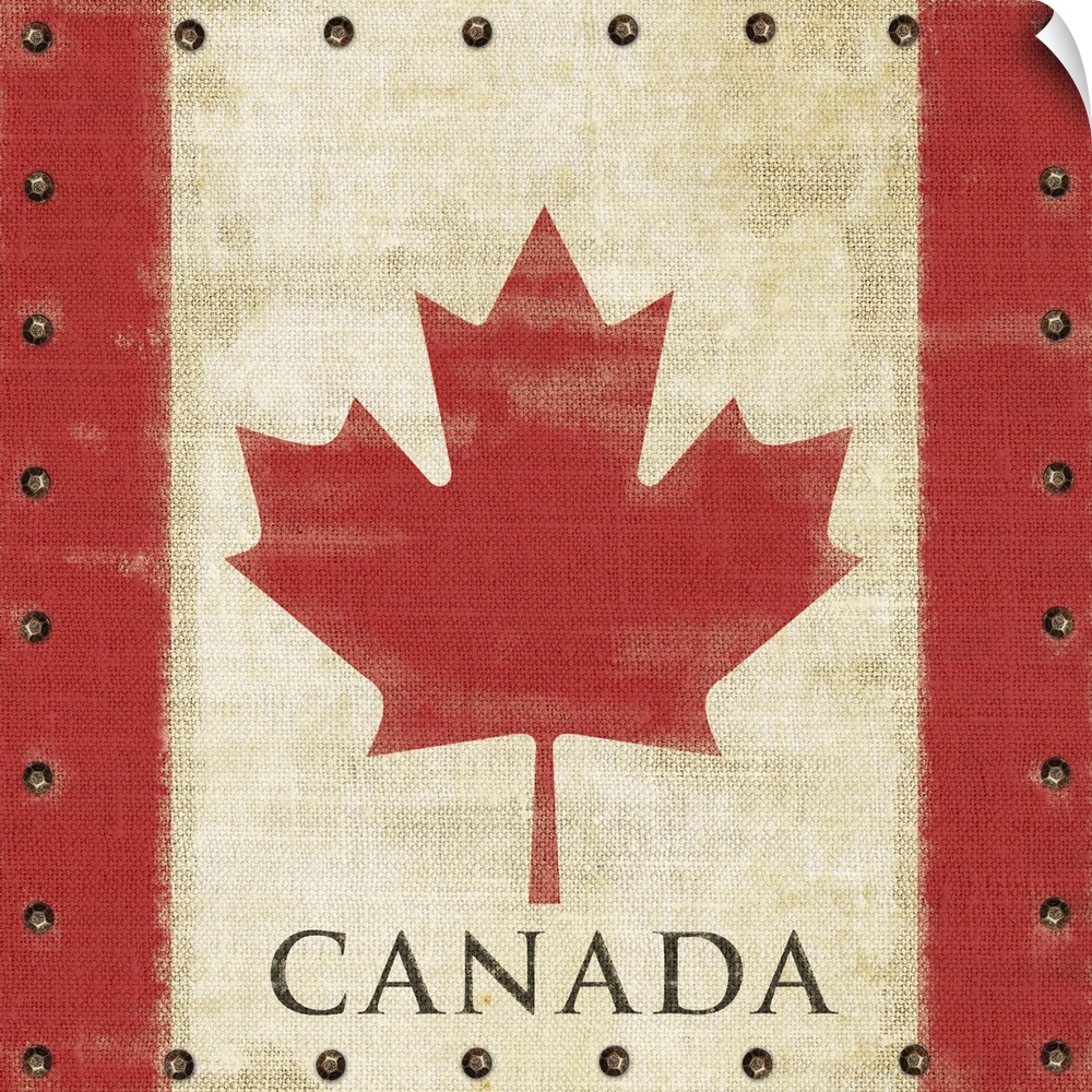 Vintage Canadian Flag