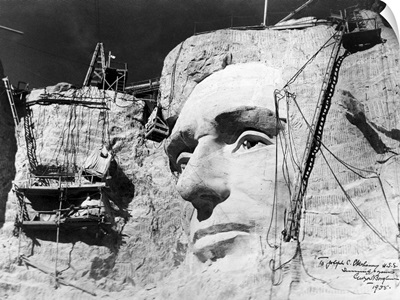 Abraham Lincoln on Mount Rushmore