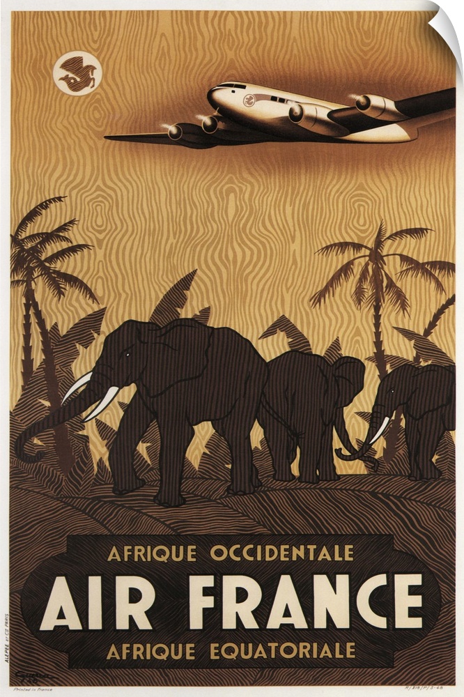 Air France - Vintage Travel Advertisement
