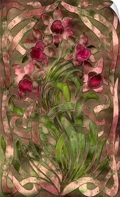 Art Nouveau Pink Floral