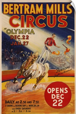 Bertram Mills Circus - Vintage Advertisement