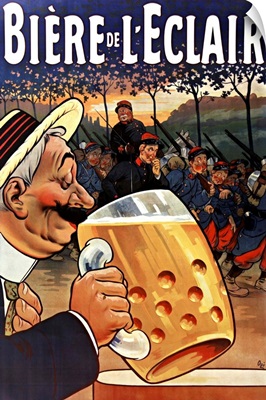 Biere de L'Eclair - Vintage Beer Advertisement