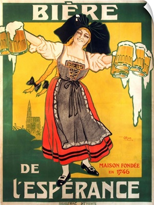 Biere de l'Esperance - Vintage Beer Advertisement
