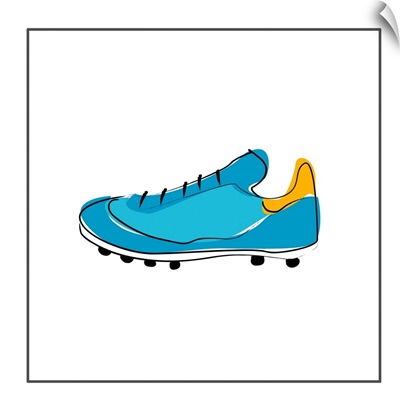 Blue Running Shoe