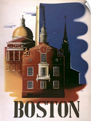 Boston - Vintage Travel Advertisement