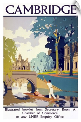 Cambridge - Vintage Travel Advertisement