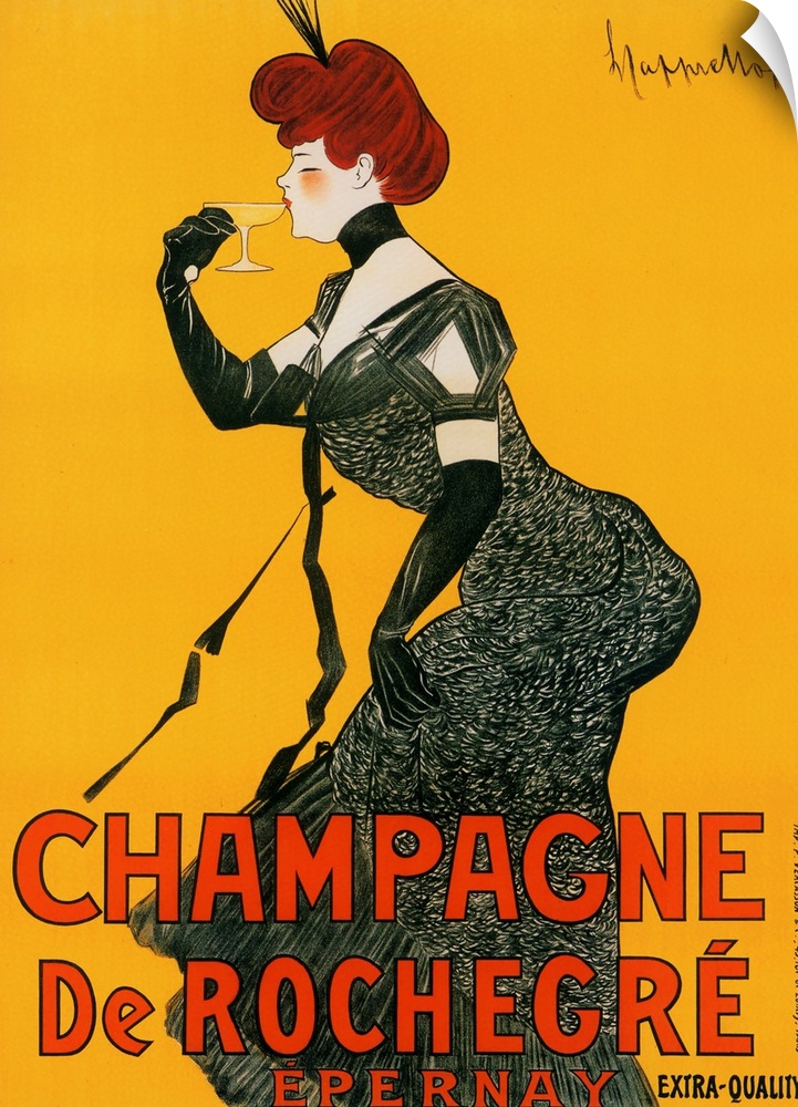 Champagne de Rochegre - Vintage Advertisement